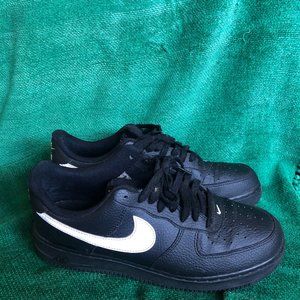 Black and White Nike Air Forces